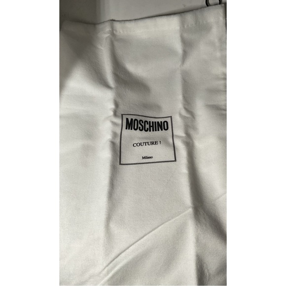 MOSCHINO ~Logo Crisscross Heel Sandals (NWT) - Picture 12 of 13